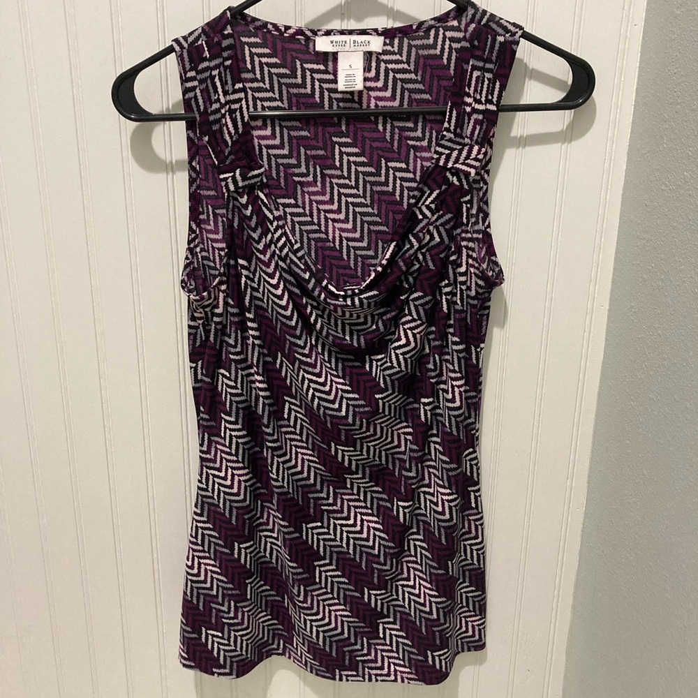 White House black market Sleeveless blouse